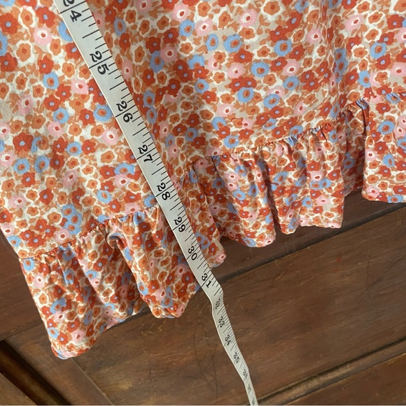 Mi Ami Red and Blue Floral Dress - Picture 8 of 8